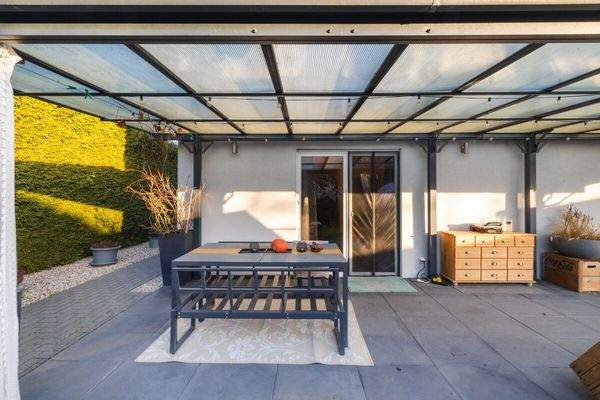 Blick auf die Terrasse