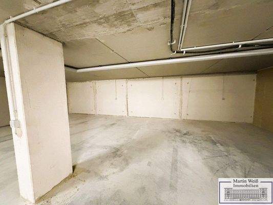 Blick zum TG-Stellplatz