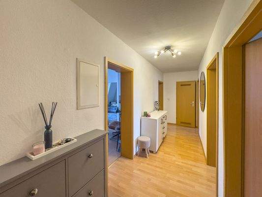 Praktischer Zuschnitt der Wohnung