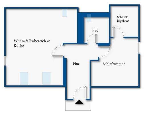 Grundrissskizze Dachgeschoss