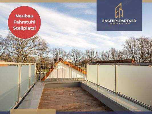 Dachterrasse mit Blick Alter Strom