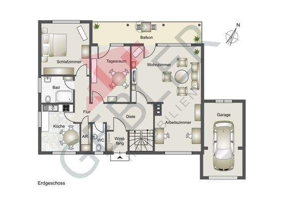 ähnlicher Grundriss Erdgeschoss