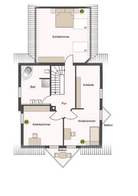 Grundriss OG 