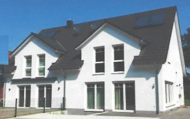 Doppelhaus mit Spitzdachgaube Beispiel