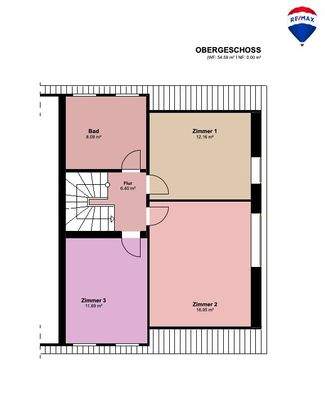 Grundriss 1. Obergeschoß