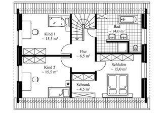Grundrissbeispiel DG