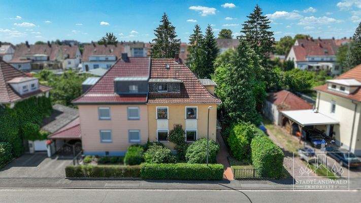 Luftaufnahme Straßenansicht