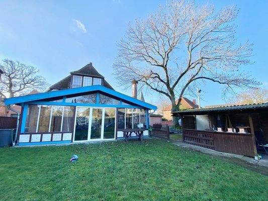 Hinteransicht Wintergarten