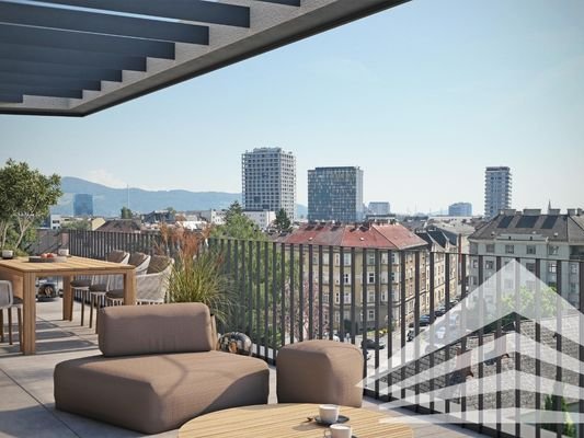 Visualisierung Terrasse