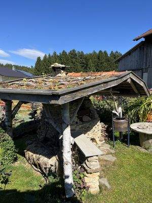 Begrünte Dach Backofen