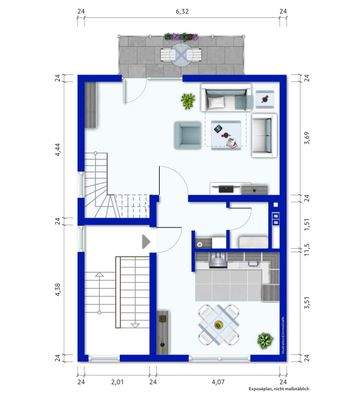 Grundriss Obergeschoss