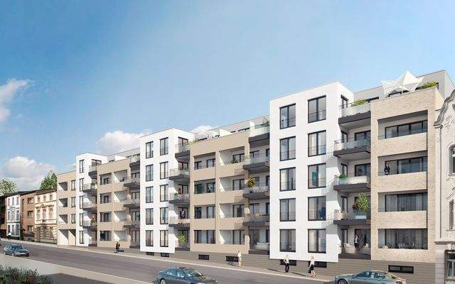 Perspektive_Straßenansicht_Stadthäuser_H-I-J