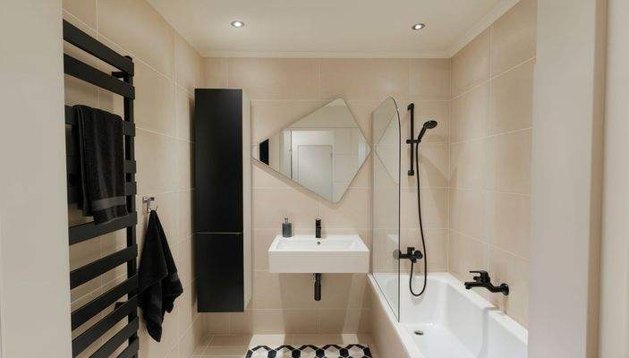 Sanierungsbeispiel Gäste WC