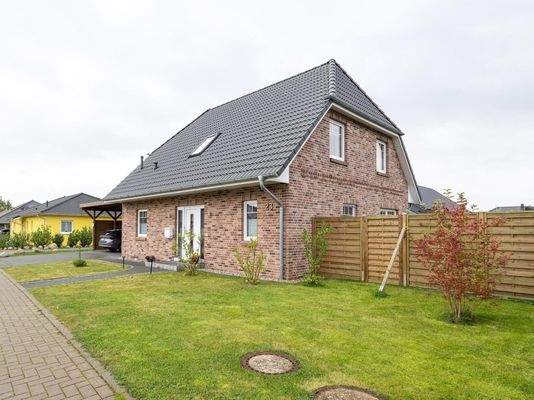 Frontansicht des Hauses