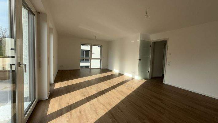 Wohnzimmer der 90 qm Wohnung