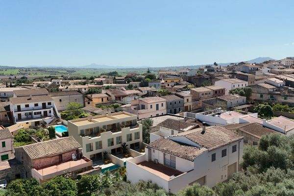 Vogelperspektive auf das Projekt