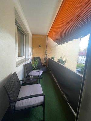 Traumhafter Balkon mit Markise!