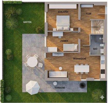 Grundriss Erdgeschoss