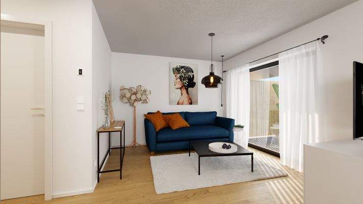 Visualisierung Wohnzimmer