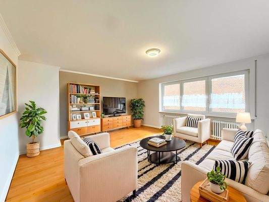 OG - Wohnzimmer mit Einrichtungsbeispiel