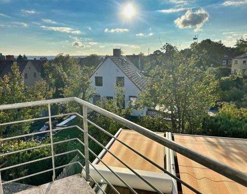 Blick vom Balkon 1. OG