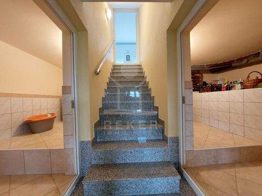 Der Weg in die Garage