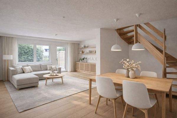 Wohnzimmeridee mit KI