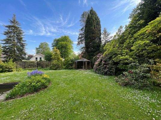 Blick auf das Grundstück