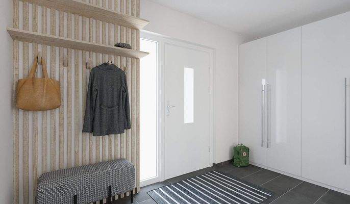 Heller und freundlicher Eingangsbereich