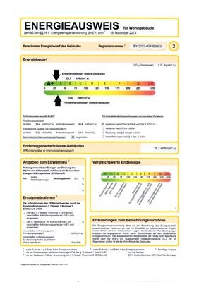 Energieausweis Seite 2