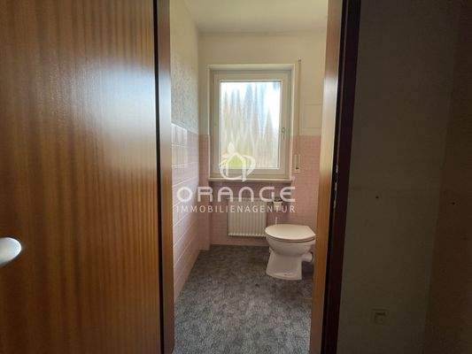 ...die Gästetoilette...