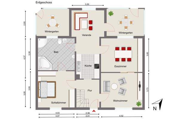 Grundriss Erdgeschoss