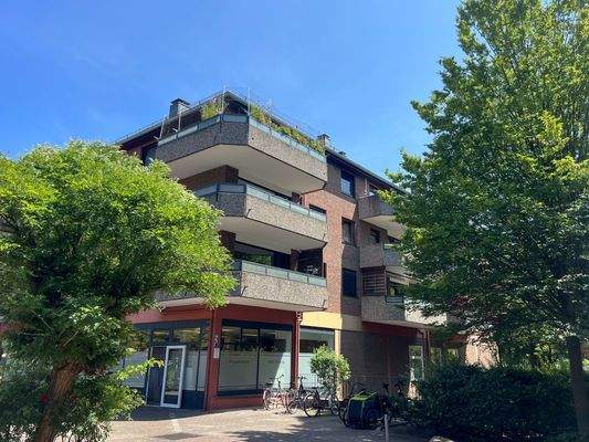 Ansicht von der Fußgängerzone 