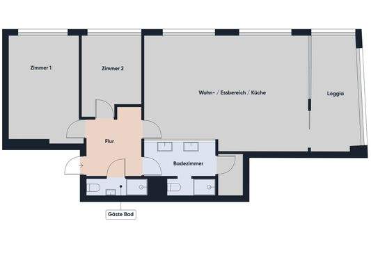 Grundriss ohne Maßangabe