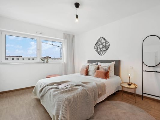 Schlafzimmer Musterwohnung