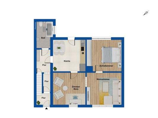 Grundriss EG Hausnummer 12