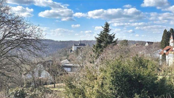 Schlossblick vom Balkon
