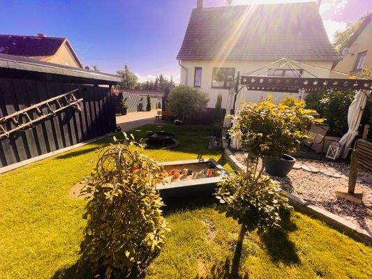 Blick in Richtung Gartenbereich