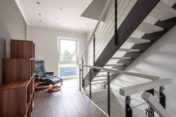 Treppe ins Dachgeschoss