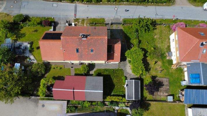 Blick aufs Grundstück