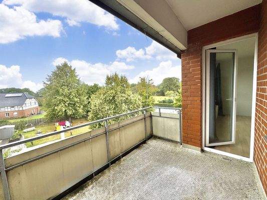 Loggia mit Blick ins Grüne