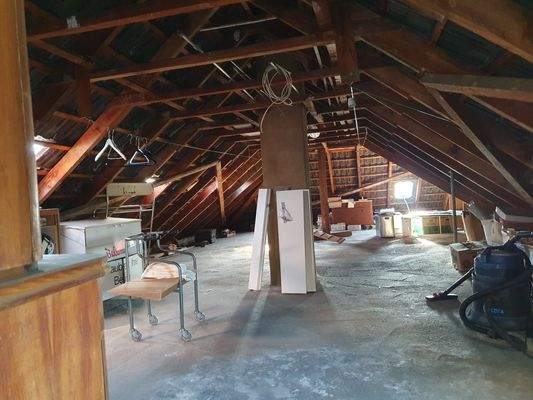 nicht ausgebauter Dachboden