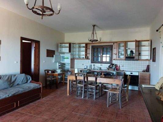 Kreta, Mochlos: Charmantes Haus mit Meerblick und Garten mit Olivenbäumen zu verkaufen