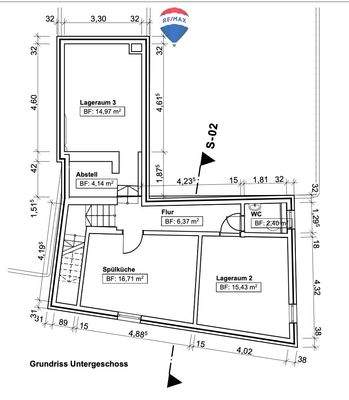 Grundriss Untergeschoss