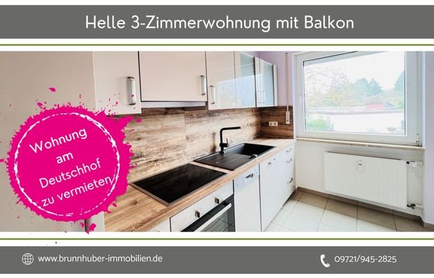 543 Helle 3-Zimmerwohnung zu vermieten