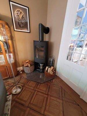 auch im Wohnzimmer ist es warm