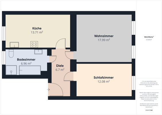 Grundrissbeispiel 1. OG