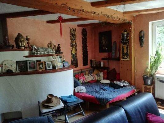 EG Wohnzimmer mit Ofen