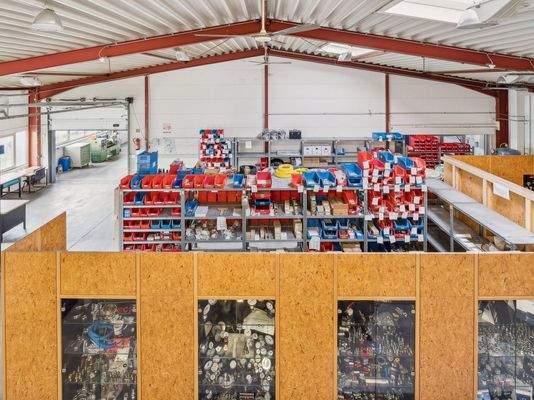 Blick von der Galerie Halle 1