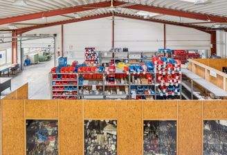 Blick von der Galerie Halle 1